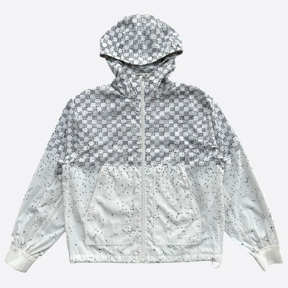 Louis Vuitton Monogram White and Black Windbreaker